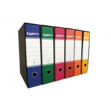 Registratore protocollo TOPToo con custodia dorso 5 cm arancio 23x33 cm - FMCRTP5AR (Conf.8)