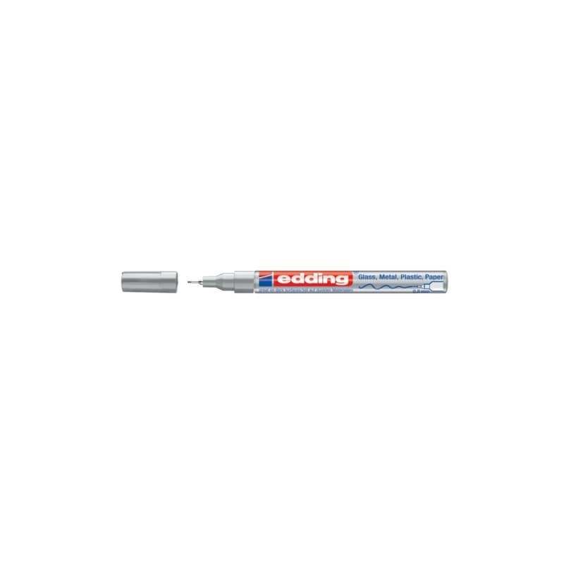 Marcatore a vernice edding 780 punta conica 0,8 mm argento E-780 054