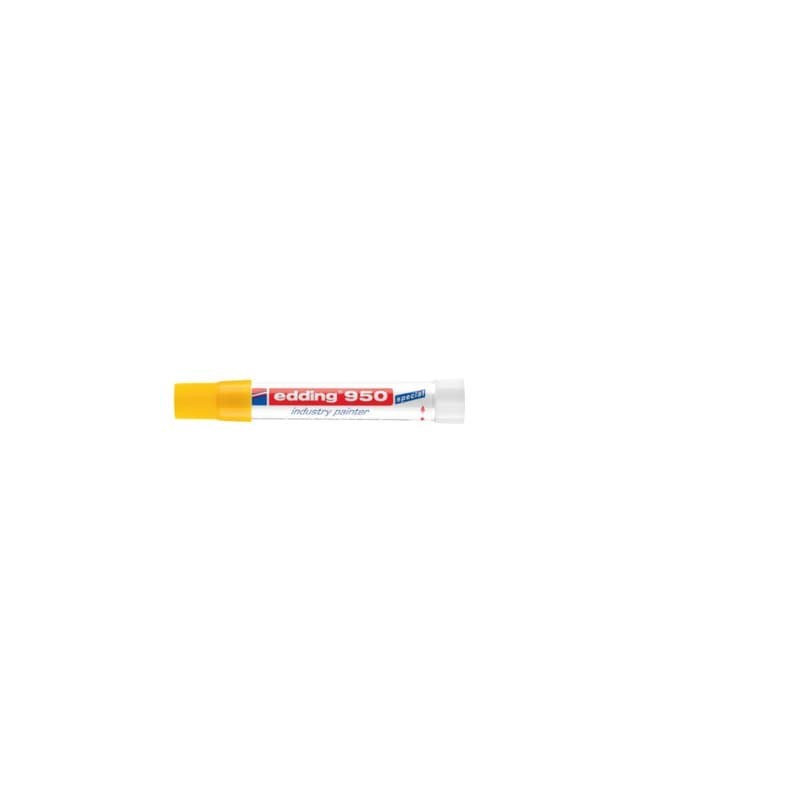 Marcatore a cera edding 950 punta conica 10 mm giallo E-950 005