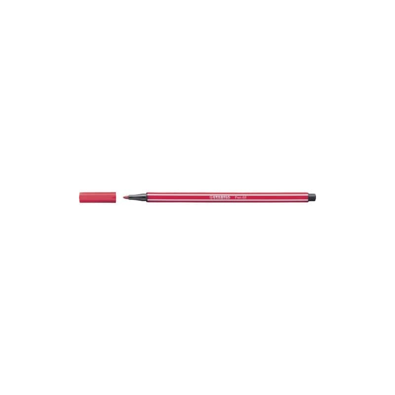 Pennarello Stabilo Pen 68 1 mm  rosso scuro - 68/50 (Conf.10)