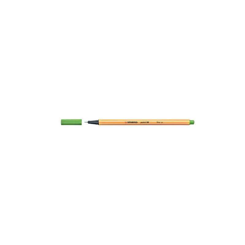 Fineliner Stabilo Point 88® 0,4 mm  verde foglia - 88/43 (Conf.10)
