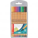 Fineliner Stabilo Point 88 assortiti  astuccio da 10 - 8810