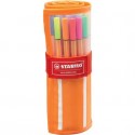 Fineliner Stabilo Point 88 0,4 mm assortiti 25 colori standard + 5 Neon rotolo da 30 - 8830-2