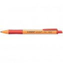 Penna a sfera a scatto Stabilo Pointball  0,5 mm rosso 6030/40 (Conf.10)
