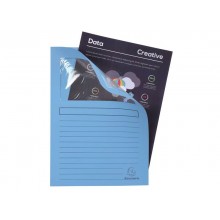 Cartelline con finestra Exacompta Forever® A4 cartoncino 120 g/m² azzurro conf. da 100 - 50106E