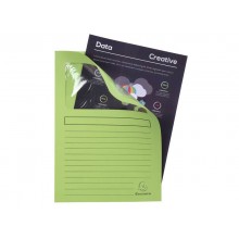 Cartelline con finestra Exacompta Forever® A4 cartoncino 120 g/m² verde chiaro  conf. da 100 - 50107E