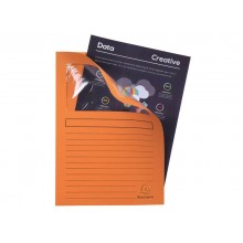 Cartelline con finestra Exacompta Forever® A4 cartoncino 120 g/m² arancio conf. da 100 - 50104E