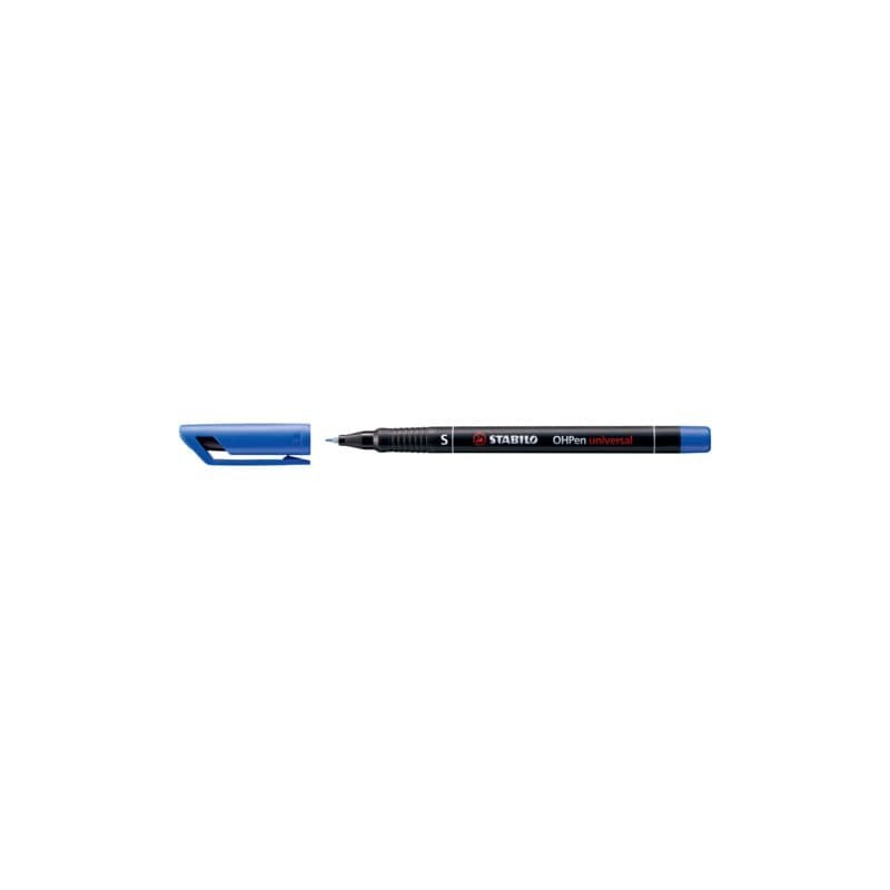 Penna Stabilo OHPen universal Superfine (S) 0,4 mm blu 841/41 (Conf.10)