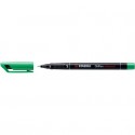 Penna Stabilo OHPen universal Superfine (S) 0,4 mm verde 841/36 (Conf.10)