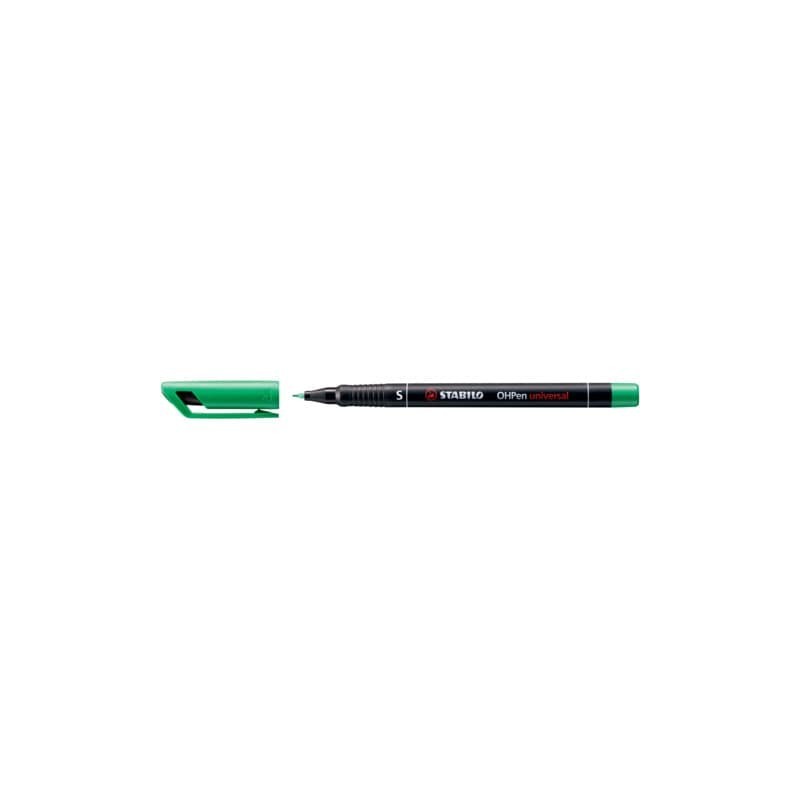 Penna Stabilo OHPen universal Superfine (S) 0,4 mm verde 841/36 (Conf.10)