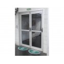 Adesivi Segnalatori CEP uscita d'emergenza PVC 700x350 mm. sp 0,2 mm verde - 1701020031