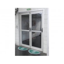 Adesivi Segnalatori CEP uscita d'emergenza PVC 700x350 mm. sp 0,2 mm verde - 1701020031