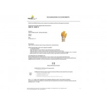 Guanto da lavoro Delta Plus nitrile leggero dorso aerato giallo taglia 10 - NI01510