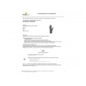 Guanti da lavoro Delta Plus in maglia di poliammide con palmo in poliuretano grigio  taglia 10 - VE702GR10