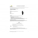 Guanti da lavoro Delta Plus in maglia di poliestere con palmo in poliuretano nero taglia 9  conf. da 12 pezzi - VE702PN09