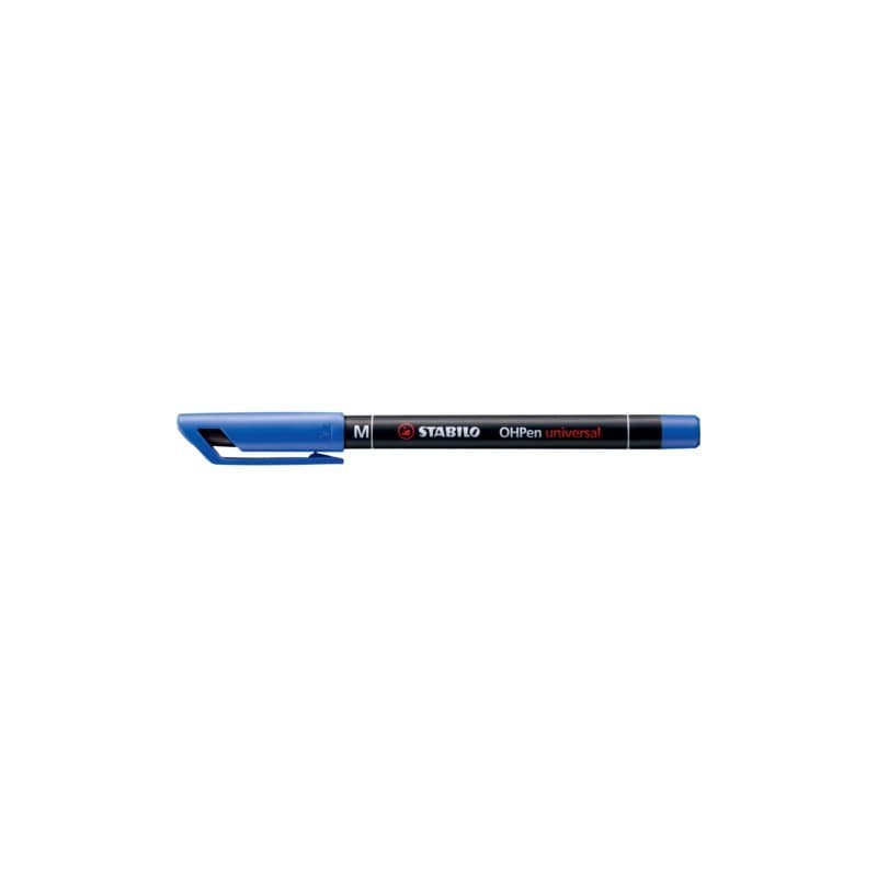 Penna Stabilo OHPen universal Medio (M) 1 mm blu 843/41 (Conf.10)