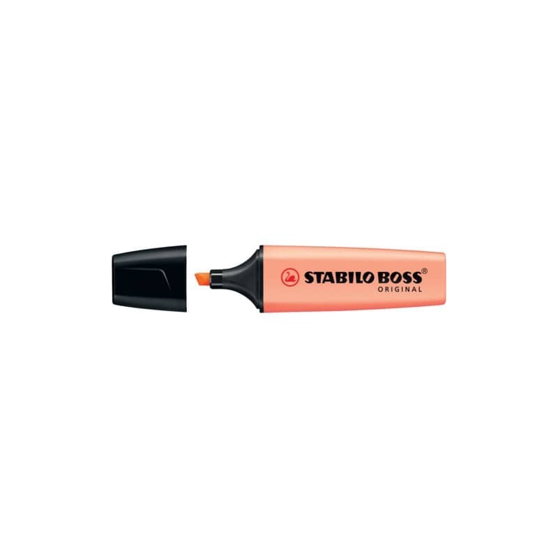 Evidenziatore Stabilo Boss Original Pastel 2-5 mm rosa pesca 70/126 (Conf.10)