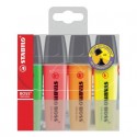 Evidenziatori Stabilo Boss Original 2-5 mm assortiti astuccio da 4 - 70/4