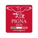 Cartelline a 3 lembi Pigna Eco 180 g/mq 24,5x33 cm con stampa rosso conf. 50 pezzi - 0221801RO