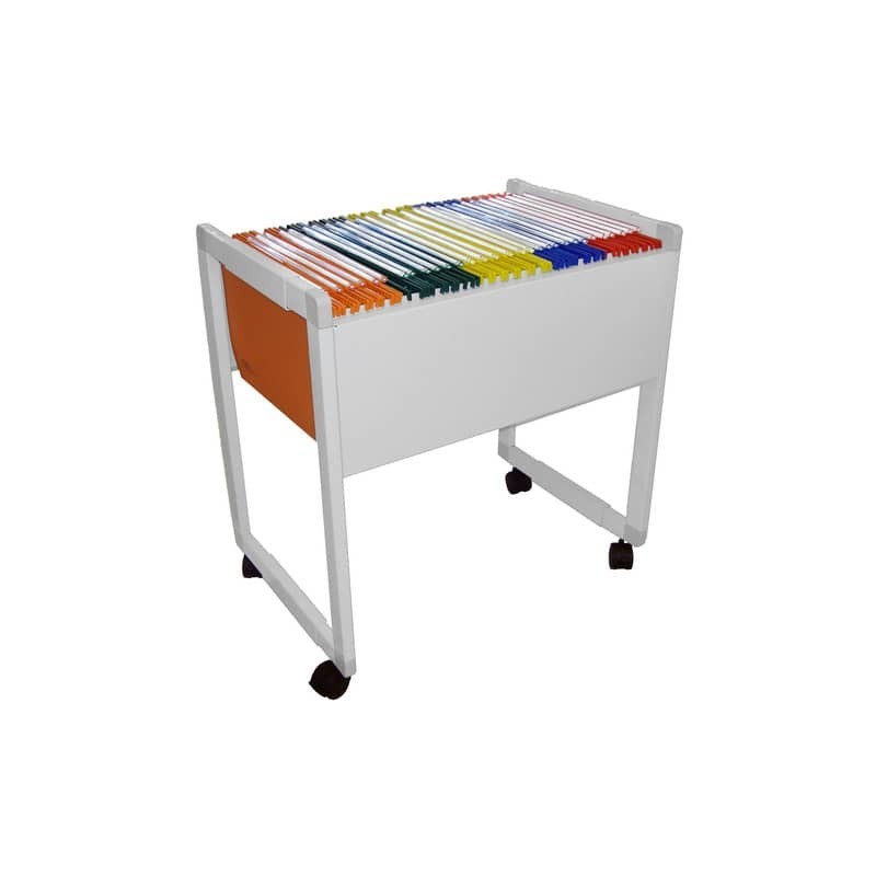 Carrello per cartelle sospese DELTA grigio - 65x45x70 cm 4000
