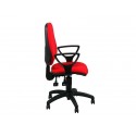 Sedia operativa girevole Unisit Leda LDAY Eco smart - schienale alto - rivestimento Eco rosso - LDAY/ER
