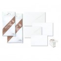 Biglietti con busta Ellebi - Sadoch Dalmazia "formato 4" 7,5x11 cm bianco Conf. 10 pezzi - 8034 (Conf.25)