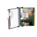 Leggio murale T-Technic Tarifold® con 10 buste in PVC A4 B414109