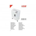 Distruggidocumenti uso moderato HSM SHREDSTAR X13 - P-4 - 23 L - taglio a frammenti 4x37 mm bianco/argento 1057121