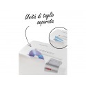 Distruggidocumenti uso moderato HSM SHREDSTAR X13 - P-4 - 23 L - taglio a frammenti 4x37 mm bianco/argento 1057121