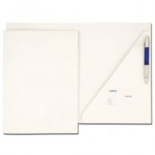 Cartelline a 2 lembi 4Mat A4 bindakote bindakote 250 g/m² c/alloggio biglietti visita e penna  cf. 10 pz - 3745