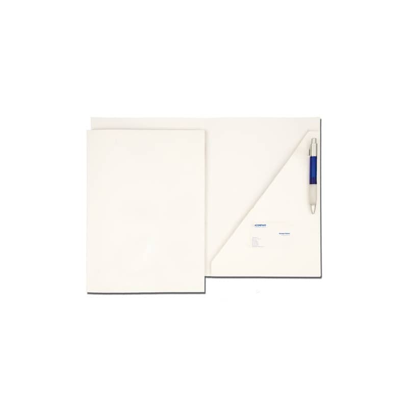 Cartelline a 2 lembi 4Mat A4 bindakote bindakote 250 g/m² c/alloggio biglietti visita e penna  cf. 10 pz - 3745