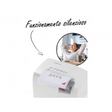 Distruggidocumenti uso moderato HSM SHREDSTAR X13 - P-4 - 23 L - taglio a frammenti 4x37 mm bianco/argento 1057121
