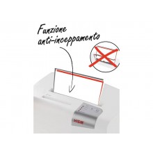 Distruggidocumenti uso moderato HSM SHREDSTAR X13 - P-4 - 23 L - taglio a frammenti 4x37 mm bianco/argento 1057121