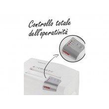 Distruggidocumenti uso moderato HSM SHREDSTAR X13 - P-4 - 23 L - taglio a frammenti 4x37 mm bianco/argento 1057121