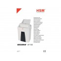 Distruggidocumenti uso frequente per alti volumi HSM SECURIO AF100 P-4 25 L taglio frammenti 4x25 mm bianco 2063111