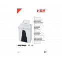 Distruggidocumenti uso frequente HSM SECURIO AF150 P-4 35 L - taglio a frammenti 4,5x30 mm - bianco - 2083111