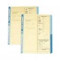 Cartelline a 2 lembi 4Pro dichiarazione dei redditi A4 cellulosa 225 g/m² dorso 2 cm bluconf. da 50 pezzi - 4175 01