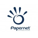 Asciugamani interfogliati piegati a Z Papernet 2 veli - 23x23,5 cm - bianco - fascetta da 143 fogli - 401793 (Conf.20)