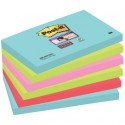 Foglietti riposizionabili Post-it® Super-Sticky Cosmic 76x127mm assortiti conf. 6 blocch. da 90 ff - 655-6SS-COS