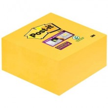 Foglietti riposizionabili Post-it® Cubo Super Sticky Notes 76x76 mm giallo oro 2028-S