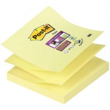 Foglietti riposiz. Post-it® Ricarica Z-Notes Super Sticky assortiti Giallo Canary  bloc. da 90 ff - R330-12SS-CY (Conf.12)