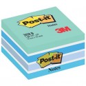 Foglietti riposizionabili Post-it® Notes Cubo 76x76 mm 450 ff blu pastello 2028-B