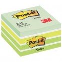 Foglietti riposizionabili Post-it® Notes Cubo 76x76 mm verde pastello 2028-G