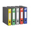 EC - Registratore commerciale con custodia Q-Connect 23x30 cm dorso 5 cm giallo - 0201990/QM.GI (Conf.6)