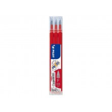 Refill sfera Pilot Frixion Ball 0,5 mm rosso Set 3 pezzi -6572