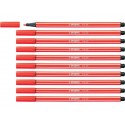 Pennarelli Stabilo Pen 68 1 mm  rosso chiaro - 68/40 (Conf.10)