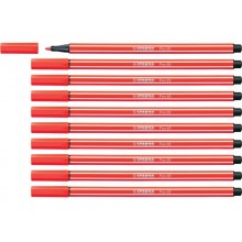 Pennarelli Stabilo Pen 68 1 mm  rosso chiaro - 68/40 (Conf.10)