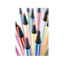 Pennarelli Stabilo Pen 68 1 mm  rosso chiaro - 68/40 (Conf.10)