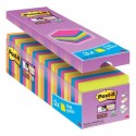 Foglietti Post-it® Super Sticky 76x76 mm colori assortiti neon Value Pack 21+3 blocchetti GRATIS - 654-P24SSCOL-EU