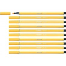 Pennarelli Stabilo Pen 68 1 mm  giallo - 68/44 (Conf.10)